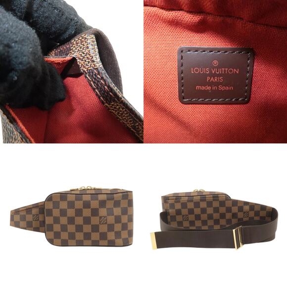 💎✨BEAUTIFUL✨💎Authentic Louis Vuitton Damier Ebene Geronimos Waist Bag - Picture 7 of 10